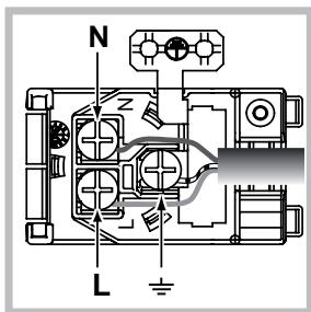 HOTPOINT FH 103 0 IX/HA - Montaggio del cavo di alimentazione - 2