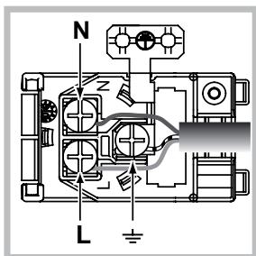 HOTPOINT FH 103 0 IX/HA - Monteren voedingskabel - 2