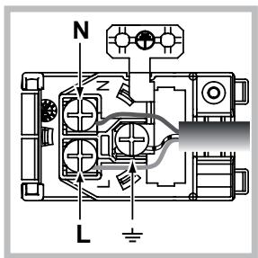 HOTPOINT FH 103 P 0 IX/HA - Montaggio del cavo di alimentazione - 2