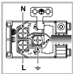 HOTPOINT FH 538 0 - Montaggio del cavo di alimentazione - 2