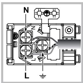 HOTPOINT FH 538 0 - Montarea cablului de alimentare - 2