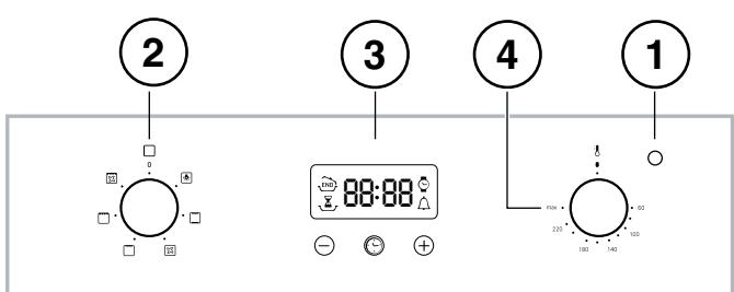HOTPOINT FH 538 0 - Panel sterowania - 1