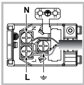HOTPOINT FH 538 0 - Montage du câble d'alimentation - 2