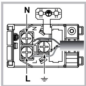 HOTPOINT FH 637 0 - Montaggio del cavo di alimentazione - 2