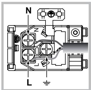 HOTPOINT FK 89E C 0 X/HA - Montaggio del cavo di alimentazione - 2