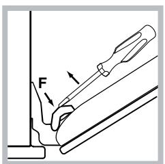 HOTPOINT FK 89E C 0 X/HA - ! The door of LED INSIDE models cannot be removed. - 3