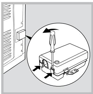 HOTPOINT FK 89E C 0 X/HA - Fitting the power supply cable - 1