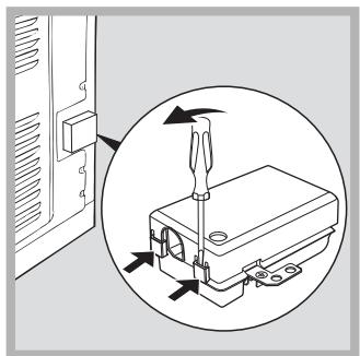 HOTPOINT FK 996E C.20 X/HA - Montaje del cable de alimentación eléctrica - 1