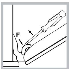 HOTPOINT FKQ 898E C 0 - ! The door of LED INSIDE models cannot be removed. - 3