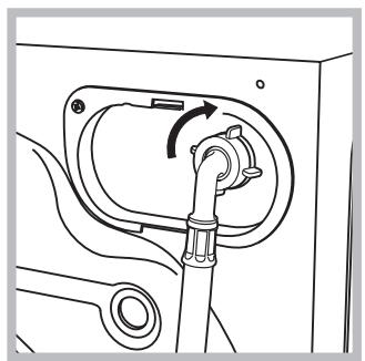HOTPOINT FMD 843B EU - Connecting the water inlet hose - 2