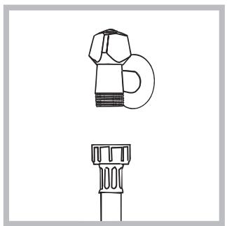 HOTPOINT FMD 843B EU - Connecting the water inlet hose - 1