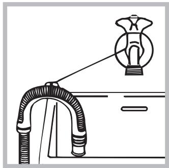 HOTPOINT FMD 843B EU - Raccordement du tuyau de vidange - 2