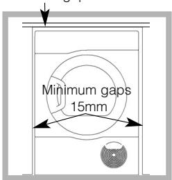 HOTPOINT FTCF 87B 6HY - Where to put your dryer - 1