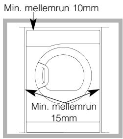 HOTPOINT FTVF 85C P - Placering af tørretumbleren - 1
