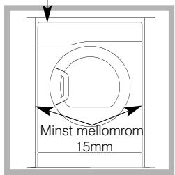 HOTPOINT FTVF 85C P - Plassering av tørketrommelen - 1