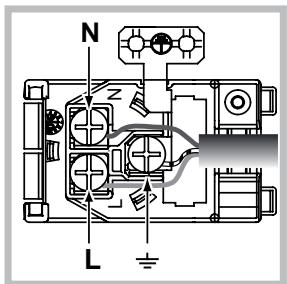 HOTPOINT FZI 103E P 0 - Montaggio del cavo di alimentazione - 2
