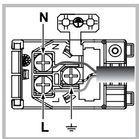 HOTPOINT FZI 103E P 0 - Montagem do cabo de fornecimento - 2