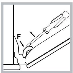 HOTPOINT FZI 103E P 0 - ! The door of LED INSIDE models cannot be removed. - 2