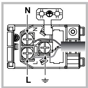 HOTPOINT FZI 103E P 0 - Montage du câble d'alimentation - 2