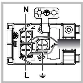 HOTPOINT FZI 103E P 0 - Montaje del cable de alimentación eléctrica - 2