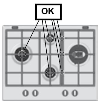 HOTPOINT PK 750 T GH - Replacing the Triple ring burner nozzles - 8
