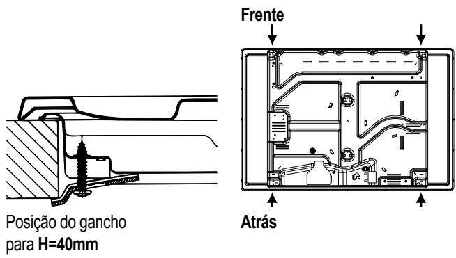 HOTPOINT PK 750 T GH - Esquema para prender os ganchos - 3