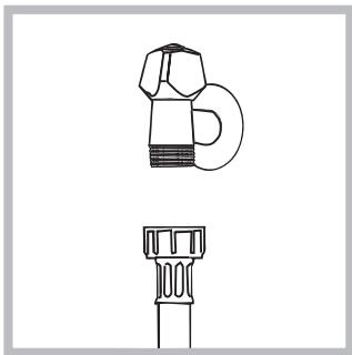HOTPOINT RPD 946 DX EU - Connecting the water inlet hose - 1