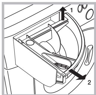 HOTPOINT RSG 845 J EU - Pulire il cassetto dei detersivi - 1