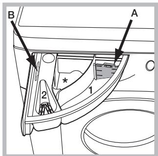 HOTPOINT RSG 845 J EU - Cassetto dei detersivi - 1