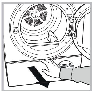 HOTPOINT TCS 73B GP - Limpeza da unidade de condensacao - 1