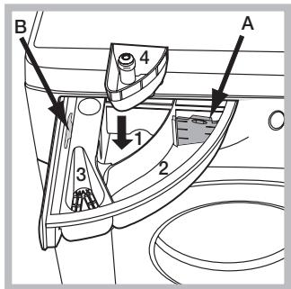HOTPOINT WMG 720B EX.M - Tiroir à produits lessiviels - 1