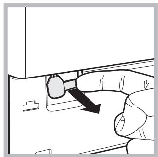 HOTPOINT AQ72F 49 FR - Opening the porthole door manually - 2