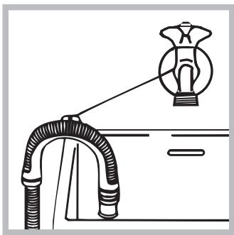 HOTPOINT AQ72F 49 FR - Raccordement du tuyau de vidange - 2