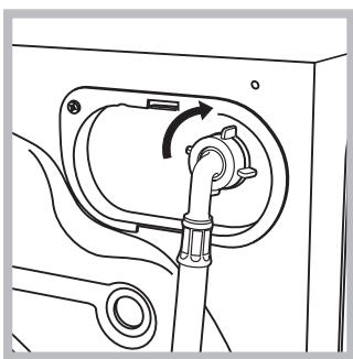 HOTPOINT AQ93F 29X EU - Raccordement du tuyau d'arrivée de l'eau - 1