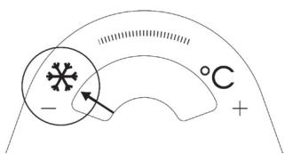 HOTPOINT B 20 A1 FV C/HA - Temperatureinstellung - 1