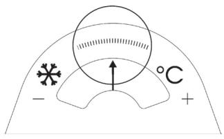 HOTPOINT BCB 7030 AA - Inställning av temperaturen - 2