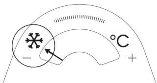 HOTPOINT BCB 7030 AA - Temperatureinstellung - 1