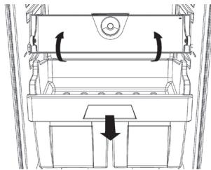 HOTPOINT BCB 7030 C AAA S - Udtagning af skuffen til kød & fisk: - 1