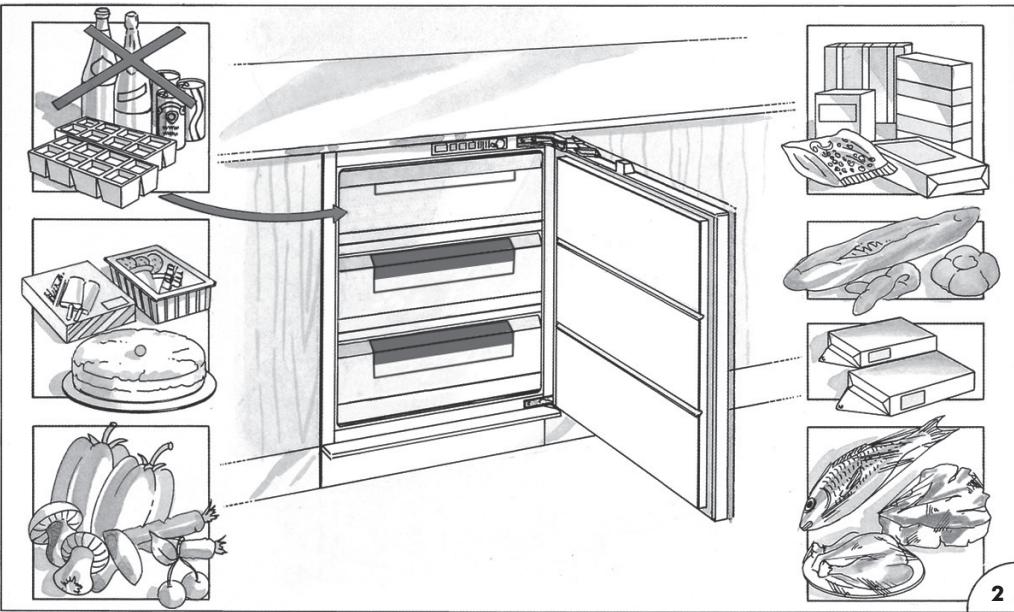 HOTPOINT BCB 7030 C AAA S - PAKASTAMINEN (Kuva 2) - 1