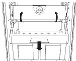 HOTPOINT BCB 7030 C AAA S - Rimozione del comparto Carne & Pesce: - 1