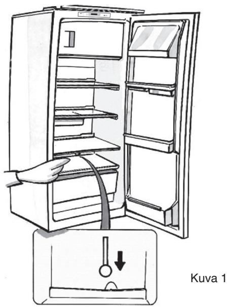 HOTPOINT BD 2422 S/HA - Pakastinlokeron  sulattaminen (mallikohtainen varuste) - 1