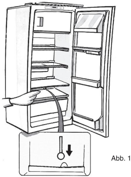 HOTPOINT BD 2422 S/HA - Abtauen des Gefrierteils  (soweit vorhanden) - 1