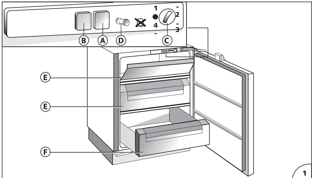 HOTPOINT BD 2422 S/HA - KEND DERES FRYSER - 1