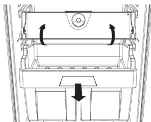 HOTPOINT BD 2422 S/HA - Udtagning af skuffen til kød &amp; fisk: - 1