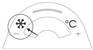 HOTPOINT BD 2422 S/HA - Temperatuurinstelling - 1