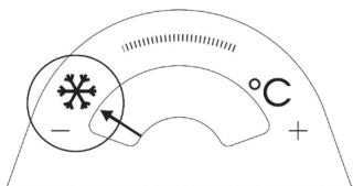 HOTPOINT BD 2422 S/HA - Temperatureinstellung - 1