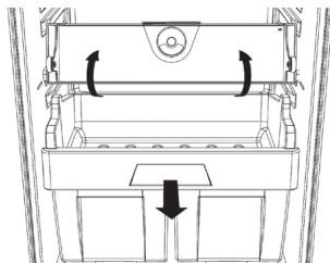 HOTPOINT BD 2422 S/HA - Remoçao do compartmento Carne e Peixe: - 1