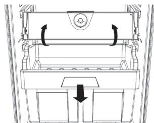 HOTPOINT BD 2422 S/HA - Liha- ja kalalokeron poistaminen: - 1