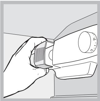 HOTPOINT BD 2423/HA - Remplacement de líampoule d'éclairage - 1