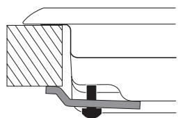 HOTPOINT DD 642 /A - Schema di fissaggio dei ganci - 2